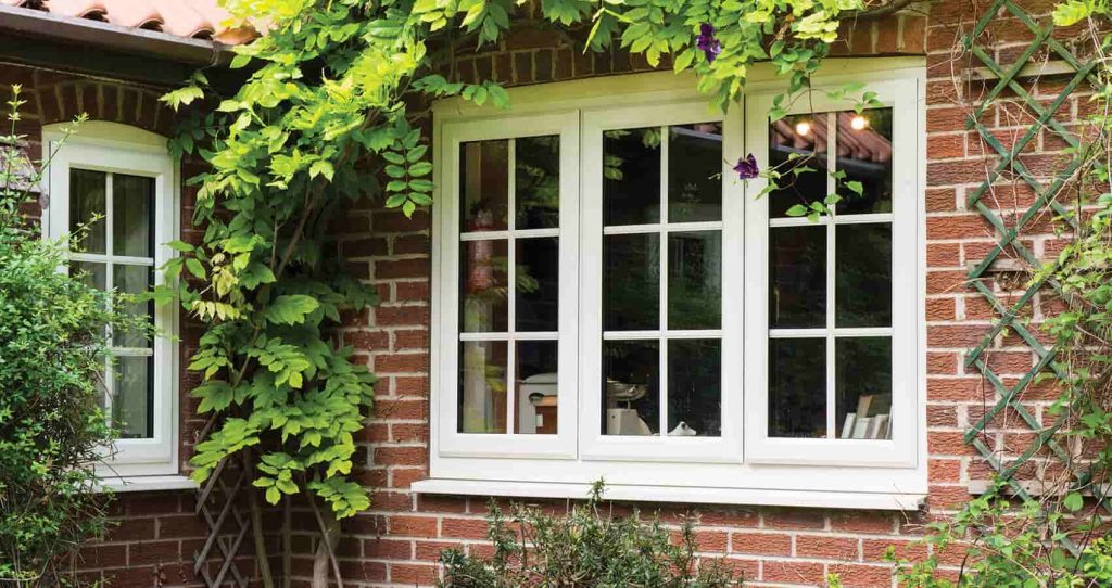 uPVC casement windows on a residential home
